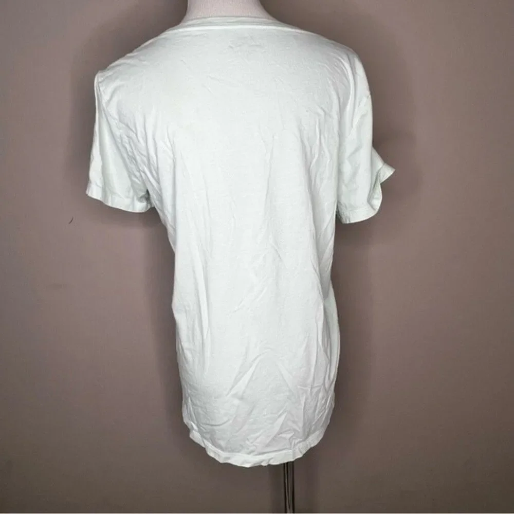 J. Crew Garmet Dyed Tee Mint Green